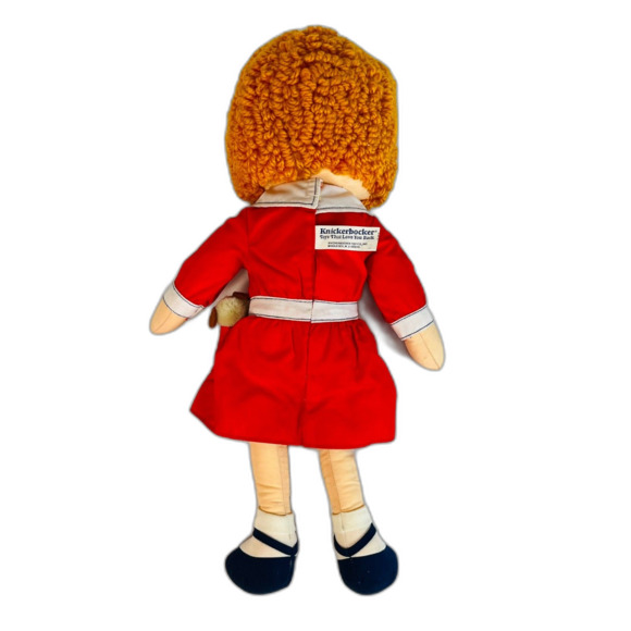 1982 KNICKERBOCKER 15" Plush LITTLE ORPHAN ANNIE MOVIE With Sandy Cloth Doll - Picture 5 of 8